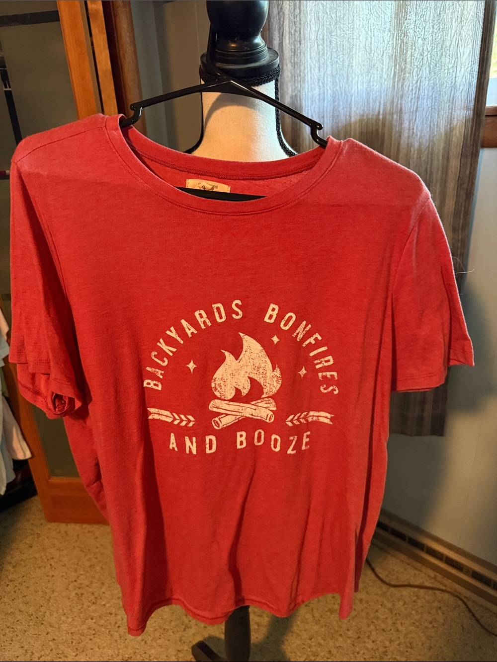 Maurices Coral Red Women's Crewneck Tee